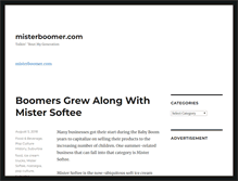 Tablet Screenshot of misterboomer.com